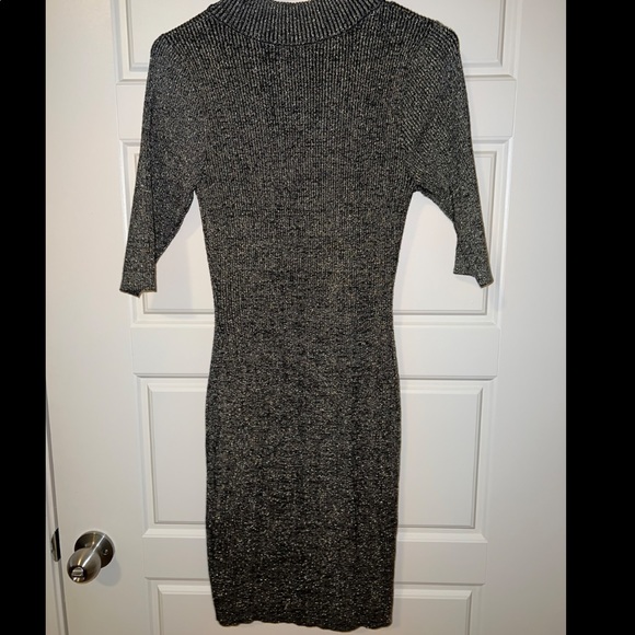 Gold Toned, Sexy Mini/MIDI Dress. - Picture 2 of 3